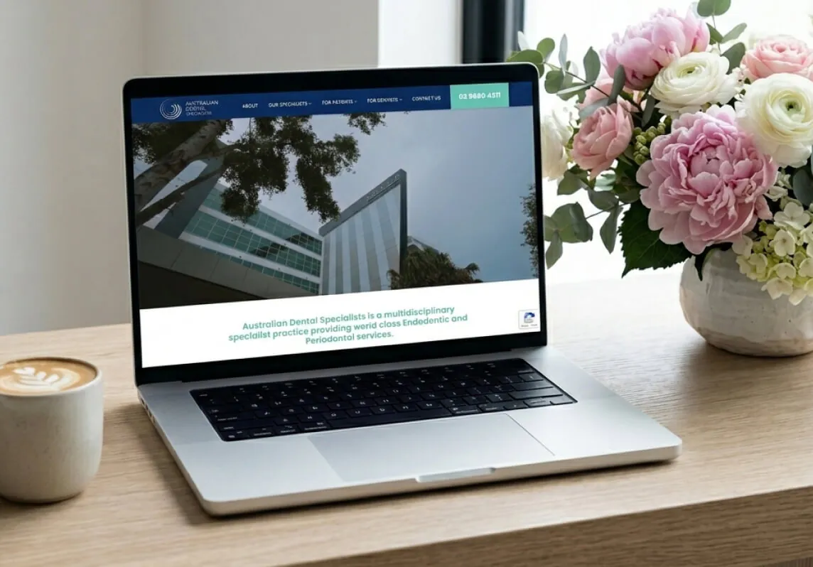 Australian Dental Specialists Web Design